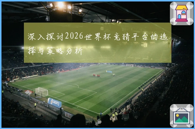 深入探讨2026世界杯竞猜平台的选择与策略分析
